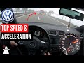 🏁 2010 VW Golf 6 1.4 TSI ACCELERATION & TOP SPEED ON GERMAN AUTOBAHN