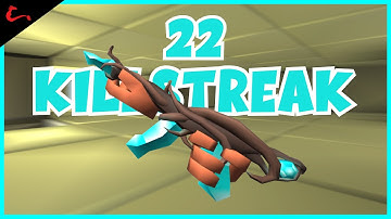 22 KILLSTREAK USING THE *NEW* Blue Wizard EGGK47 | Shell Shockers