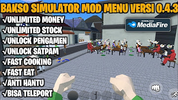 Bakso Simulator Mod Menu Apk Versi 0.4.3 Update Terbaru !! Unlimited Money, Unlock Karyawan