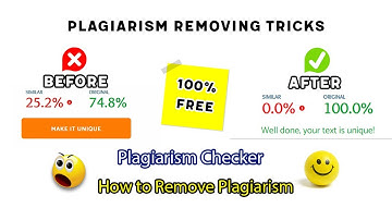 Plagiarism Removing Tricks