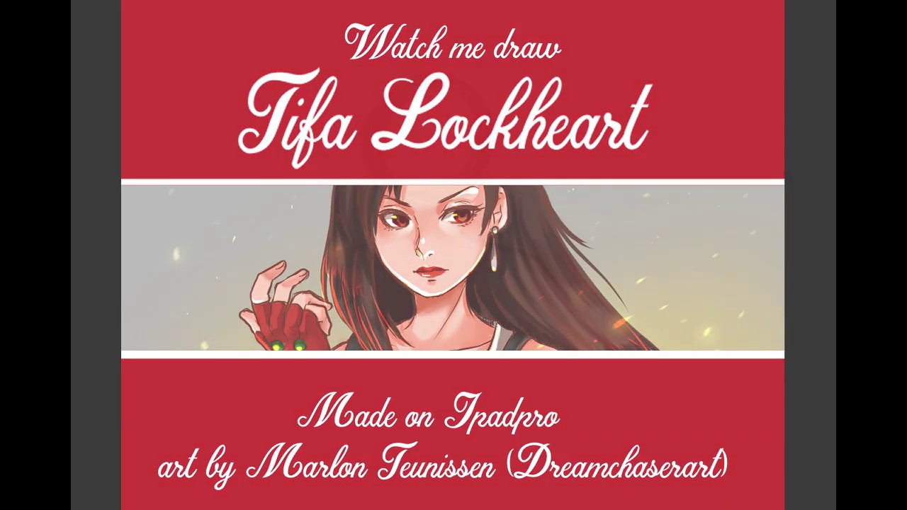 Watch me draw: Tifa