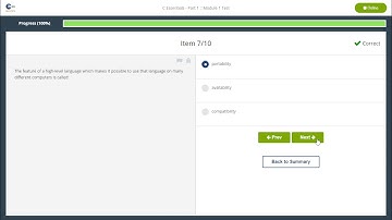 Programming Essentials in C Test 1 (100%)