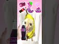 The Story of Banana Cat😹🍌｜Pink Emoji🍗🍇🩷🥤🐛💩
