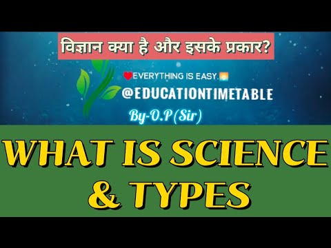 What Is Science || Types Of Science || Definition Of Science #Science ...