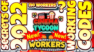 NEW CODES 🧹🔨 Cinema Tycoon [WORKERS!], Roblox GAME, ALL SECRET CODES, ALL WORKING CODES, Cinema