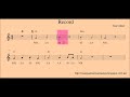 Record partitura flauta fcil notes sollasi si melodia c instruments viol piano obo