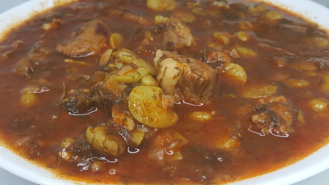 مرقة الباقلاء/مرقة فول/(يخني باقلة)طبخة عراقية شتوية لذيذة|مطبخ قرة العين