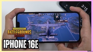 iPhone 16e PUBG Mobile Gaming test | Apple A18