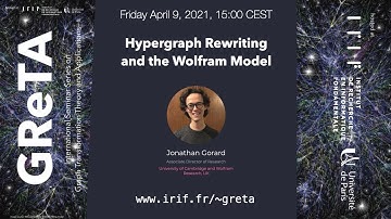 GReTA seminar #10: "Hypergraph Rewriting and the Wolfram Model"