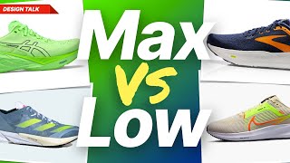 Max Stack vs Low Stack Running Shoes