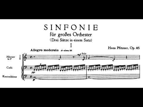 プフィッツナー 交響曲嬰ハ短調
イッセルシュテット 
ウラニア盤　1952年LP Hans Pfitzner – Symphony in C major, Op. 46 (1940) - YouTube