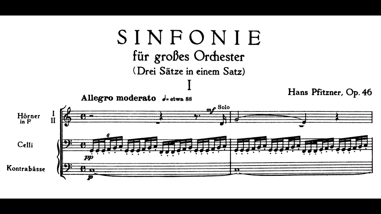 Hans Pfitzner – Symphony in C major, Op. 46 (1940) - YouTube