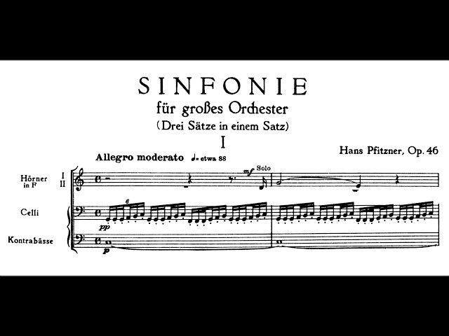 プフィッツナー 交響曲嬰ハ短調
イッセルシュテット 
ウラニア盤　1952年LP Hans Pfitzner – Symphony in C major, Op. 46 (1940) - YouTube