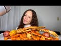 ASMR SEAFOOD BOIL MUKBANG + SNOW CRAB, SHRIMP, CORN, EGGS, & POTATOES