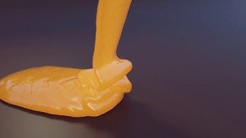 Blender - FLIP Fluids. Caramel
