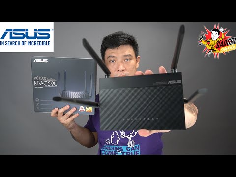 ASUS RT-AC59U V2 AC1500 (AC59U) Dual Band Gigabit WiFi Router - Powerful Home WiFI System!