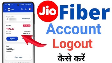How To Logout Jio Fiber Account From All Devices || Jio Fiber Account Logout Kaise Kare || #jiofiber
