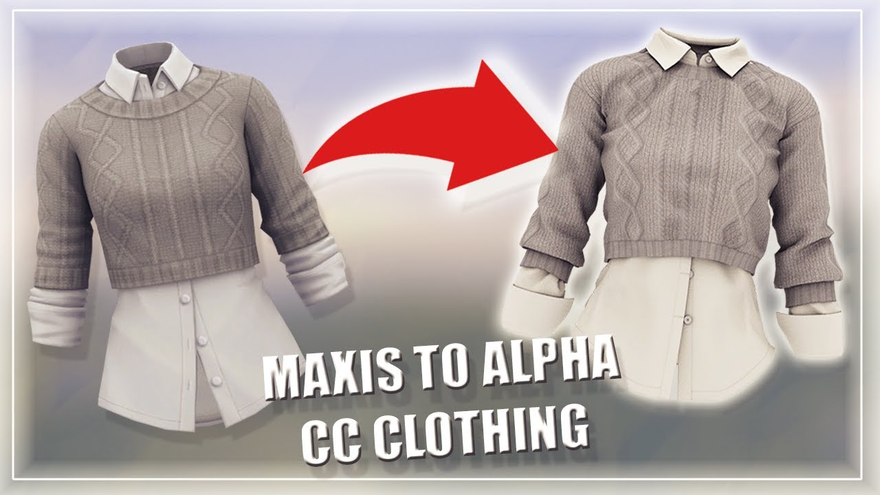 Sims 4 Alpha Cc Clothes - Caseforma