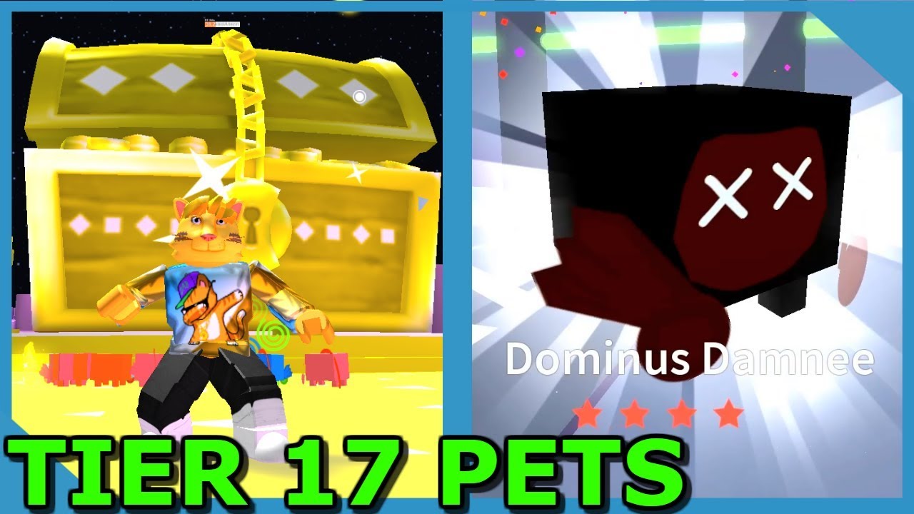 Buying New Tier 17 Pets In Roblox Pet Simulator Dominus Update Youtube - roblox pet simulator tier 17 egg