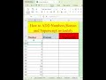 How to Add Number, Roman &amp; Ordinal Numbers Instantly in Excel | Excel Trick 2026