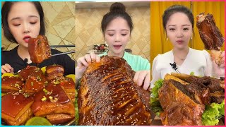 ASMR MUKBANG: 매운 삼겹살의 진짜 소리 🎧🔥🍖 |  Relaxing Real Eating Sounds먹방 #27