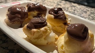 Pratik evde profiterol tarifi ￼#yemek #tatlı #dublaj #sanatandharma