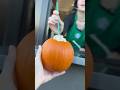 I Ordered A Starbucks Pumpkin Spice Latte in A REAL PUMPKIN Cup!!