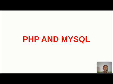 15. PHP and MySQL Introduction