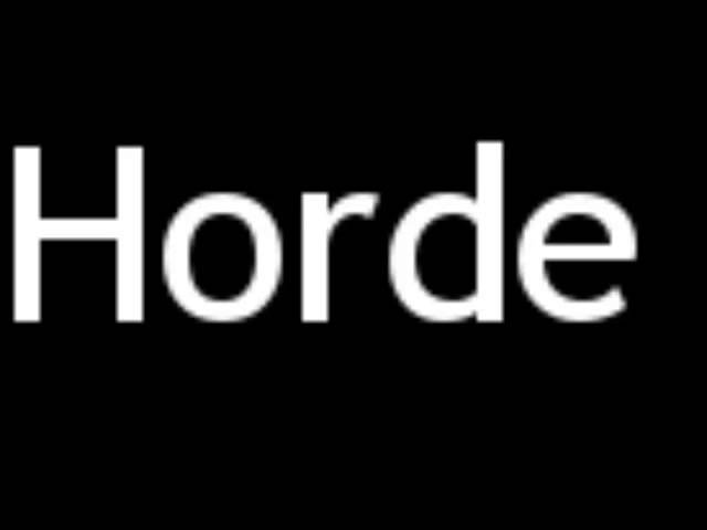 How to pronounce hordes