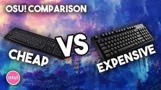 Osu! Comparison | $3 Keyboard Vs $150 Keyboard ( Crazy Result )