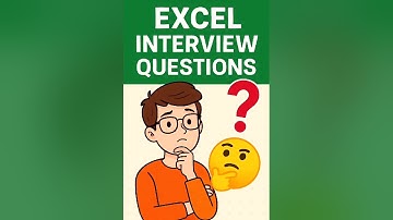 Excel Interview Questions ❓🤔🤯 #tusharrawani