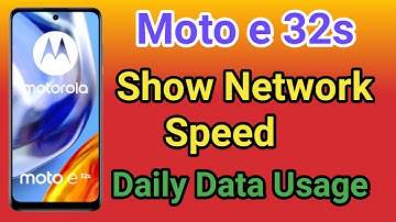 Moto e32s Show Daily Data Usage kaise kare | How To Show Daily Data Usage Setting In Moto e32s