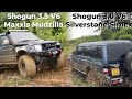 [OFFROAD VS] - 3.0 vs 3.5 L Mitsubishi Shogun V6 Mud Offroad #simex #maxxis #beasts