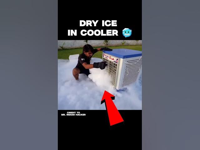 Dry ICE In Cooler 🥶 Mr. indian hacker #shorts #viralvideo #experiment
