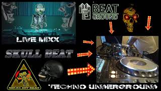 LIVESTREAM DJ SKULL BEAT B2B ROMAIN FAVERO ( CREW SKULLMYBEAT ) \/ DARK TECHNO  BY BEATGROUND