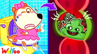 Push Push! Poo Poo Turns into Zombie  Kids Stories About Potty Training  Wolfoo Kids Cartoon