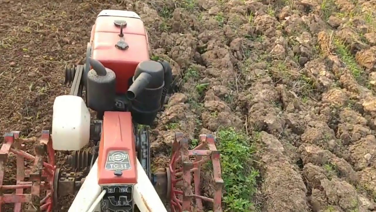 Micro trator Tobata Yanmar TC11 - rotativa