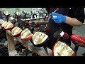 Process of making wooden golf driver. Korean golf club manufacturing factory