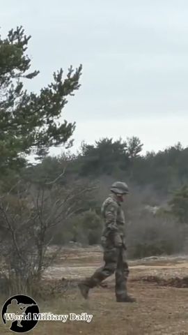 Danish troops firing  CAESAR  8x8 self-propelled artillery system | World Military Daily #shorts