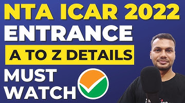 All about ICAR-AIEEA 2023 exam • ICAR application form, Eligibility criteria, exam pattern, syllabus