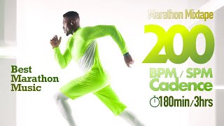 180-Minute 200BPM Running Music | Sprint & HIIT Challenge | Explosive Power Training Mix