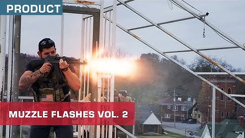 Muzzle Flashes Vol. 2 Stock Footage Is Now Available | ActionVFX