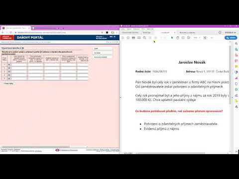 Video: Jak Vyplnit Potvrzení Jednotlivého Podnikatele V Roce