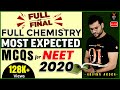 NEET 2020 - Most Expected NEET Chemistry Questions #1 | NEET 2020  Preparation | Arvind Arora