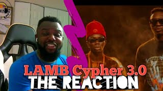 🇳🇬 LAMB Cypher 3.0  - The Last Cypher | MI Abaga, Blaqbonez, A-Q | The Reaction