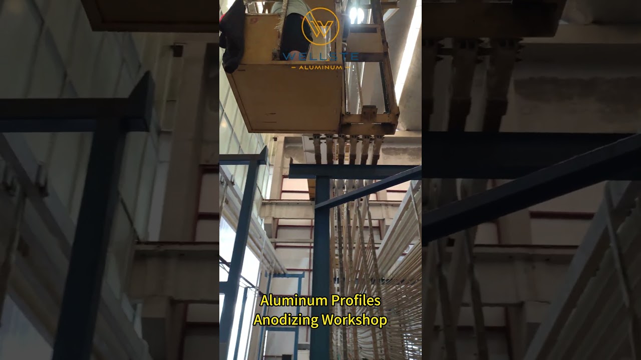 Aluminum Profiles Anodizing Workshop | Wellste