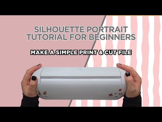 Silhouette Portrait cutting machine tutorial for absolute