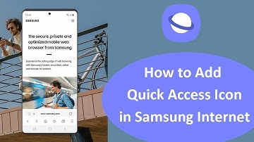 How to Add Shortcut Icon in Samsung Internet?
