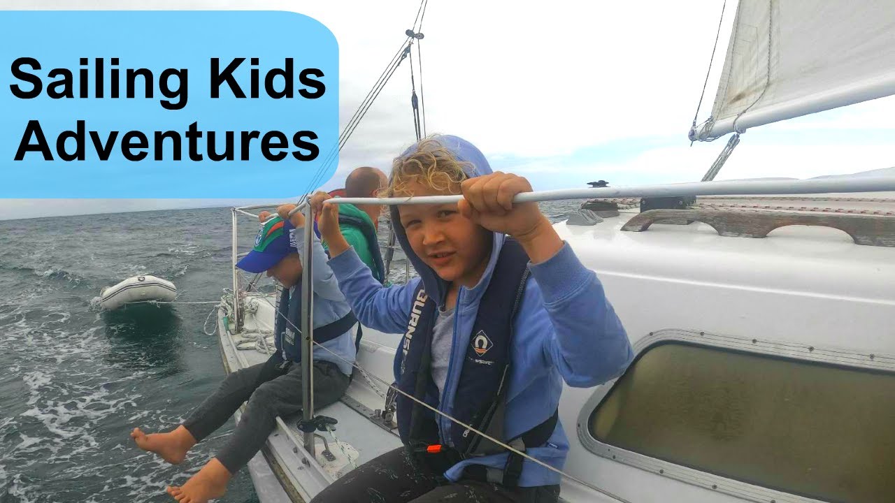 Dolphins and our Sailing Boat from Sailing Kids Adventures Ep 2