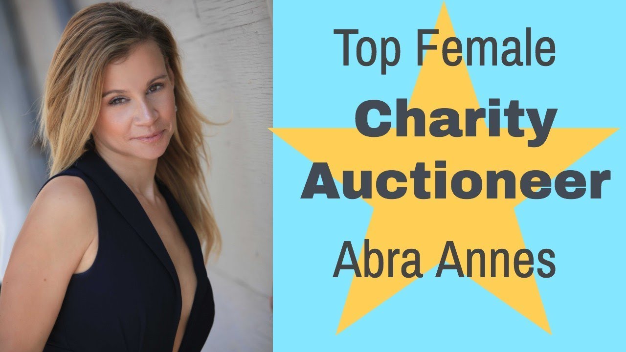 Female Charity Auctioneer Abra Annes South Florida Charity Gala